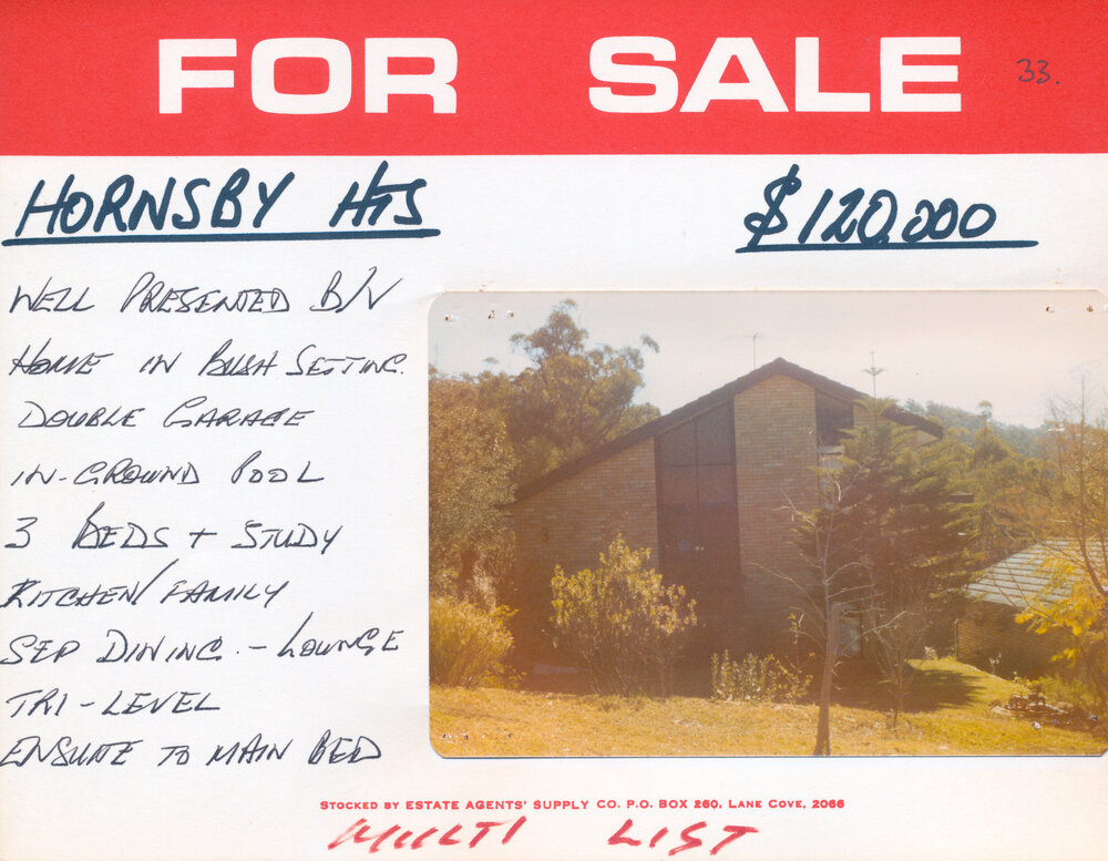Real Estate Advertisement - Hornsby Heights