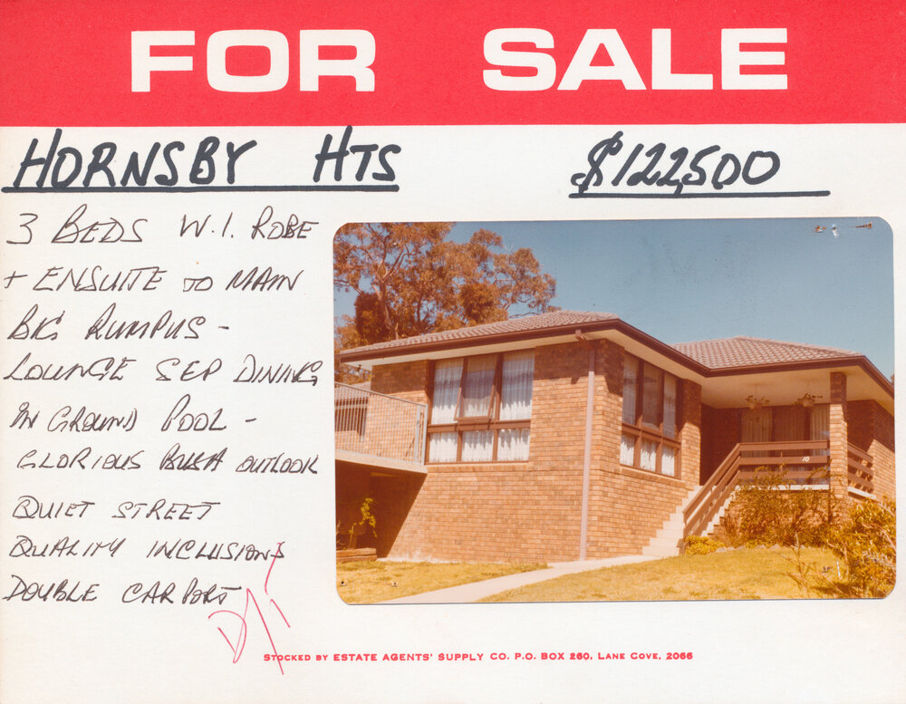 Real Estate Advertisement - Hornsby Heights