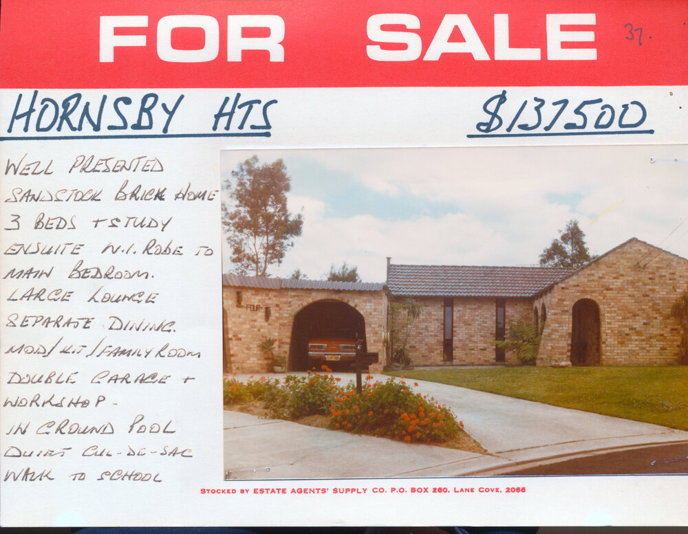 Real Estate Advertisement - Hornsby Heights