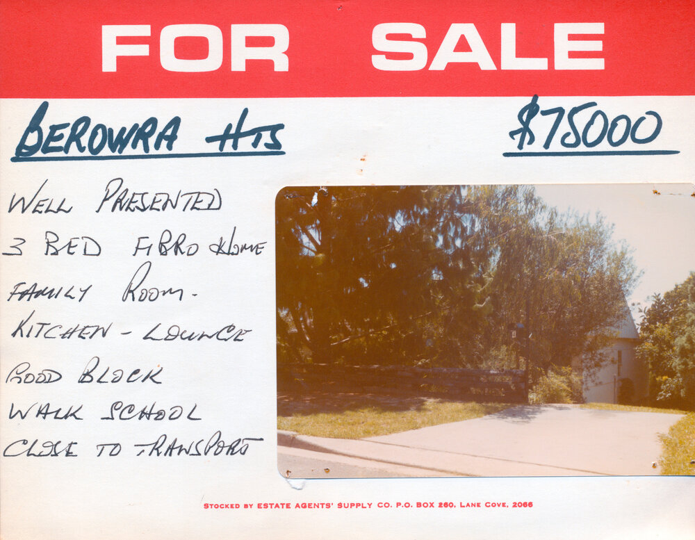 Real Estate Advertisement - Berowra