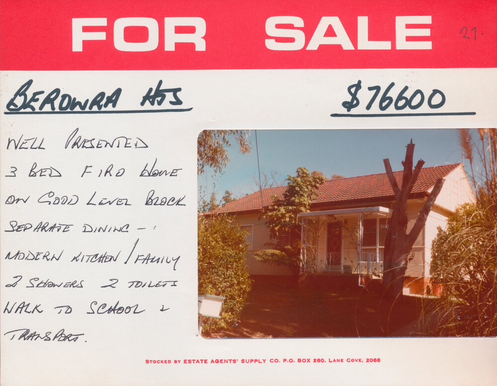 Real Estate Advertisement - Berowra