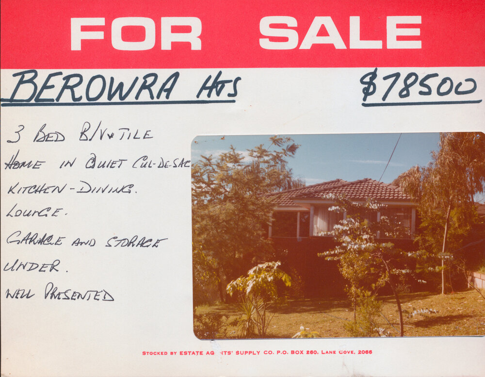 Real Estate Advertisement - Berowra