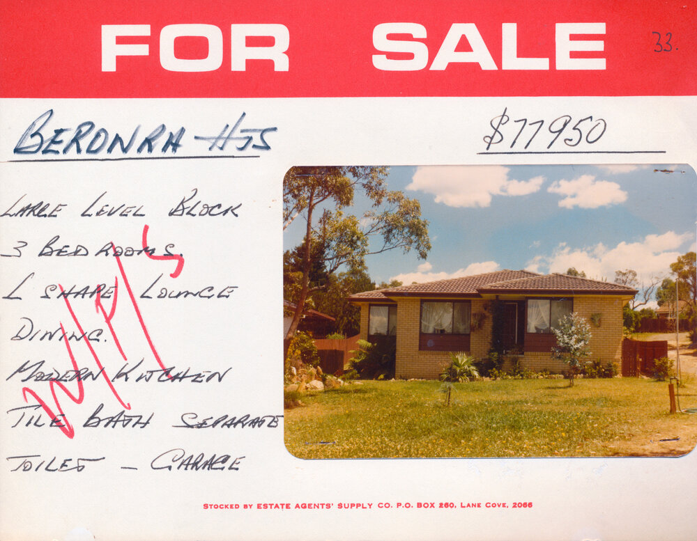 Real Estate Advertisement - Berowra