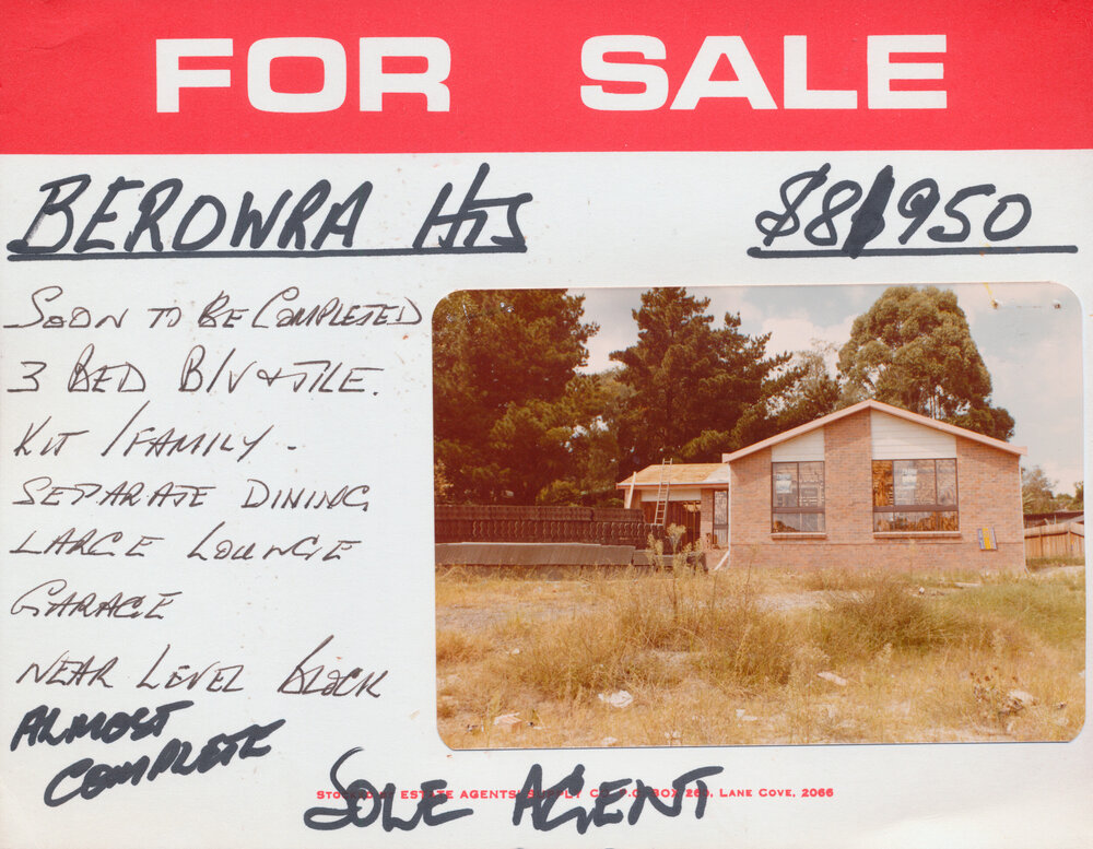 Real Estate Advertisement - Berowra