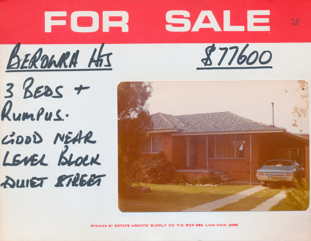 Real Estate Advertisement - Berowra