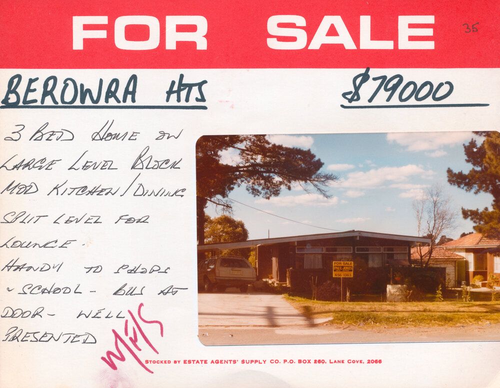 Real Estate Advertisement - Berowra
