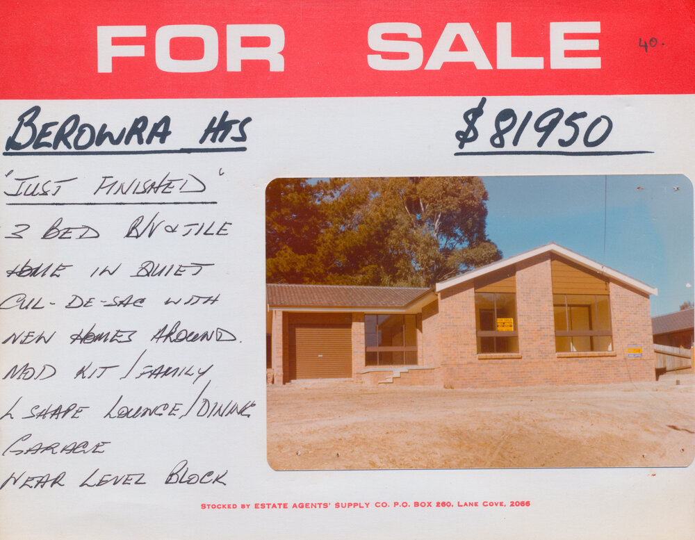 Real Estate Advertisement - Berowra