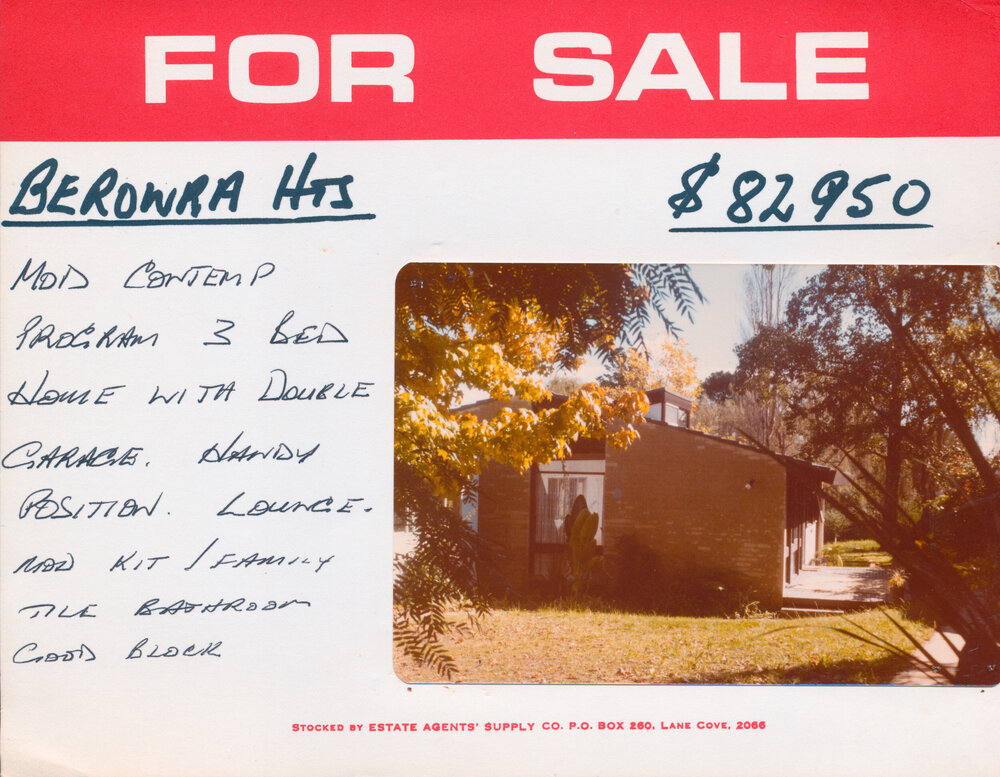 Real Estate Advertisement - Berowra