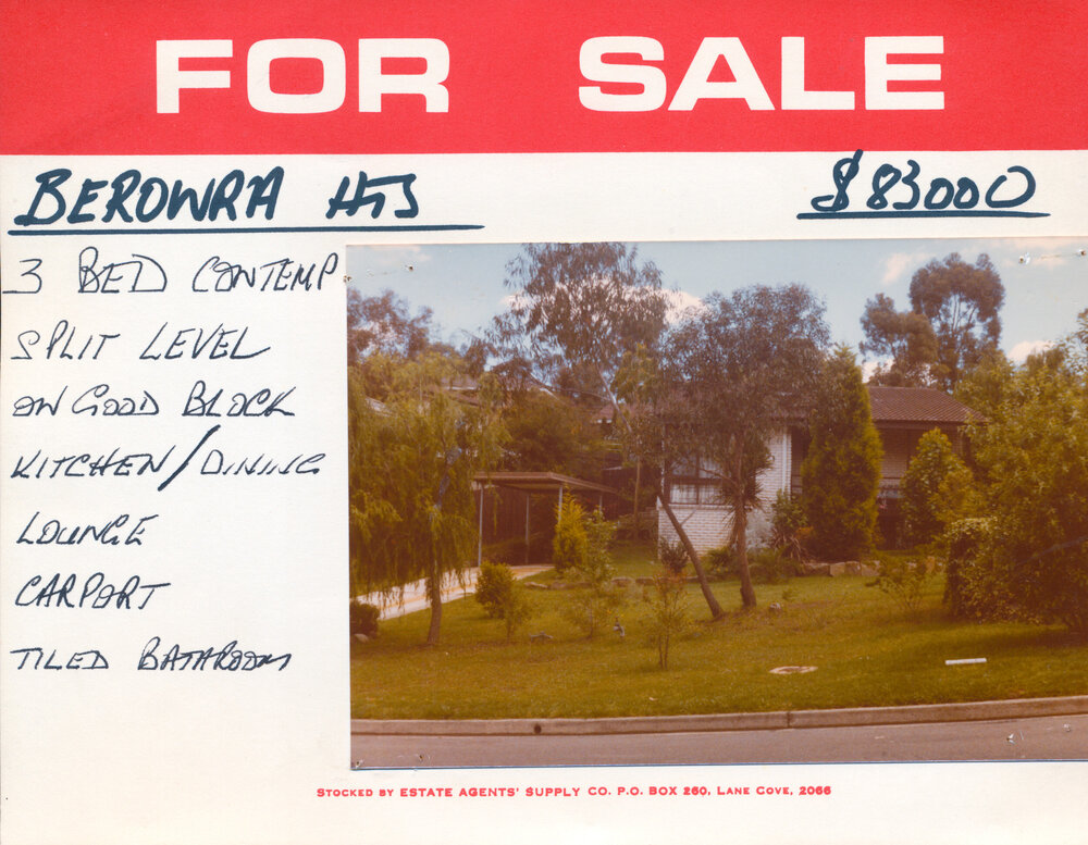 Real Estate Advertisement - Berowra