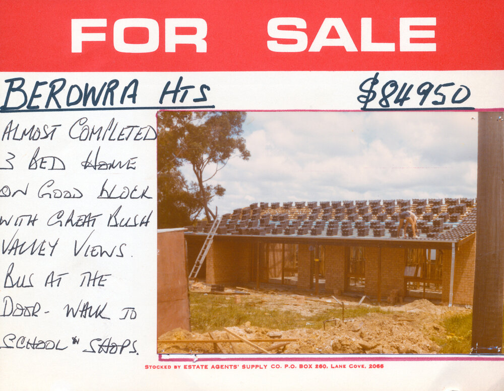 Real Estate Advertisement - Berowra