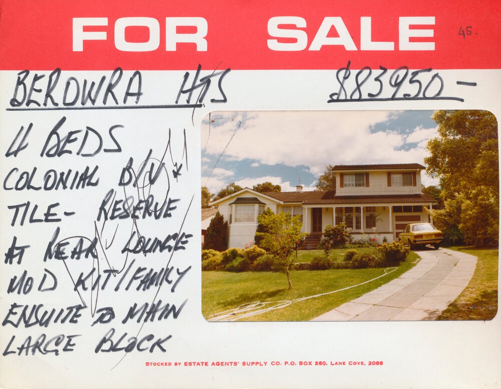 Real Estate Advertisement - Berowra