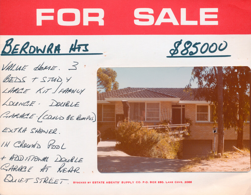Real Estate Advertisement - Berowra