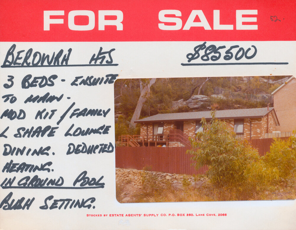 Real Estate Advertisement - Berowra