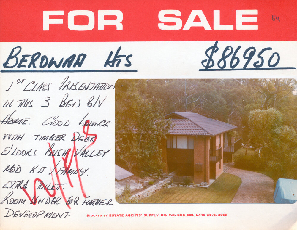 Real Estate Advertisement - Berowra