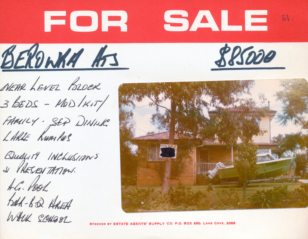 Real Estate Advertisement - Berowra