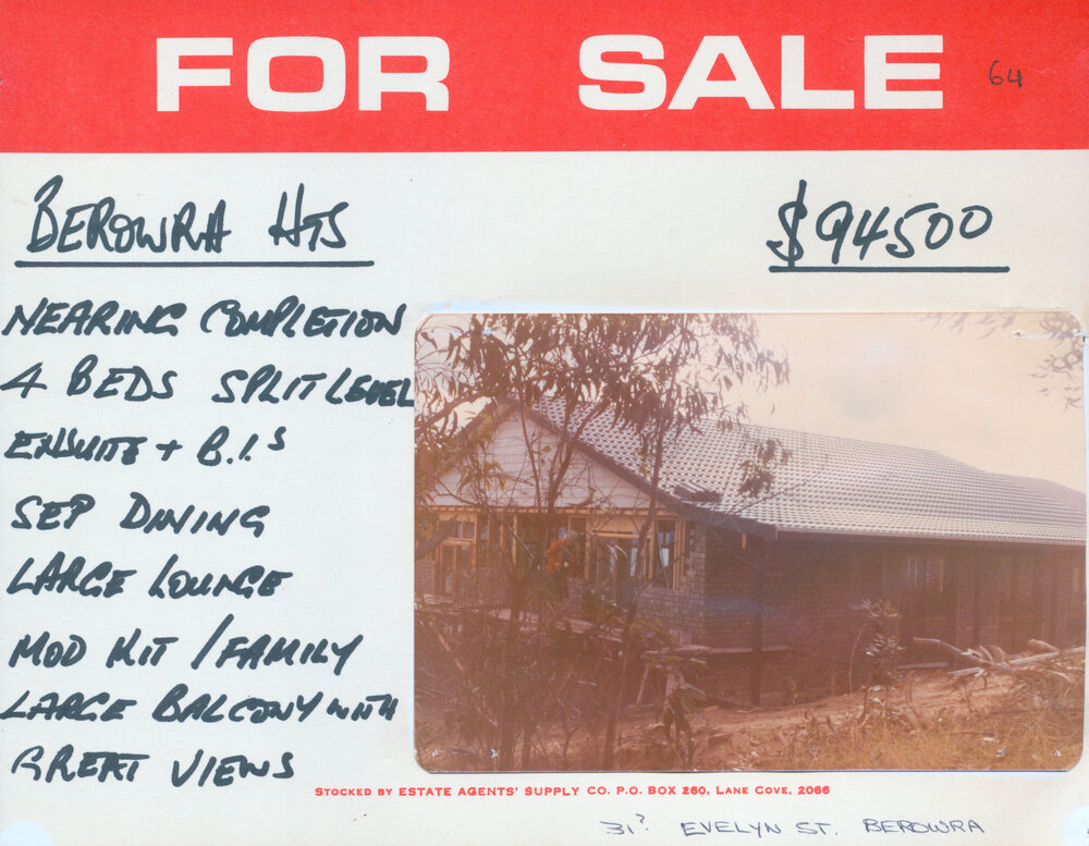 Real Estate Advertisement - Berowra