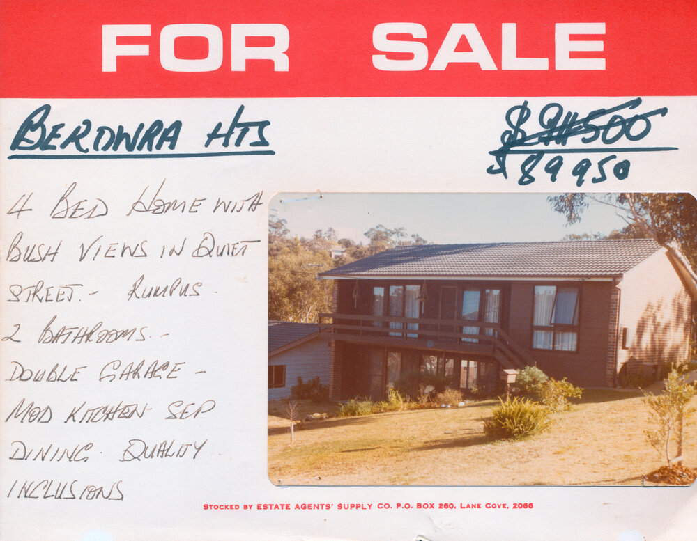 Real Estate Advertisement - Berowra