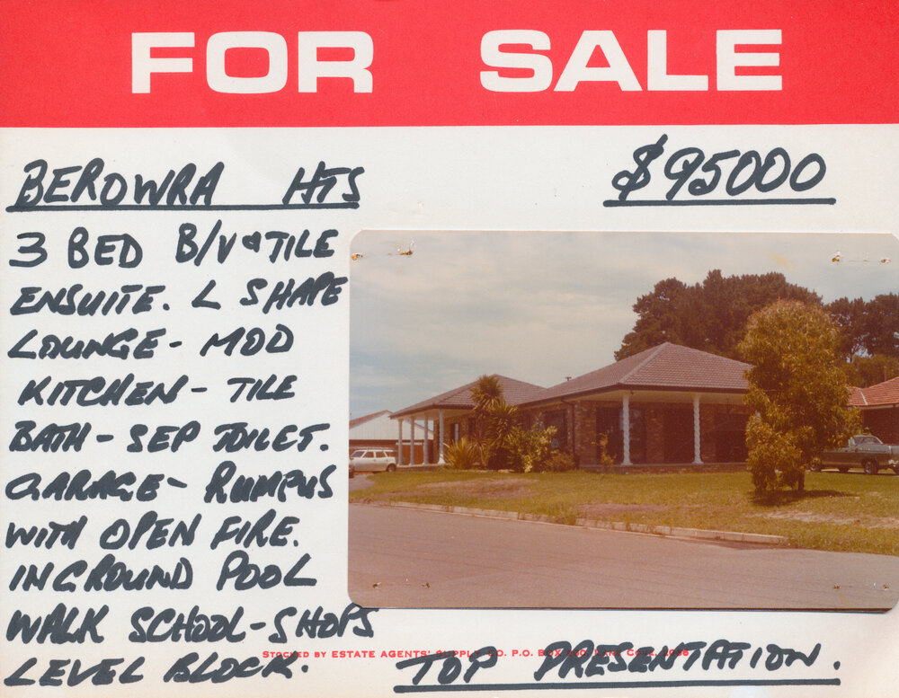 Real Estate Advertisement - Berowra