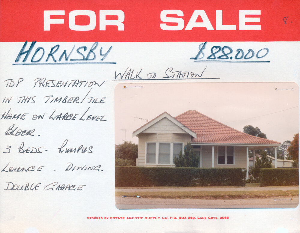 Real Estate Advertisement - Hornsby