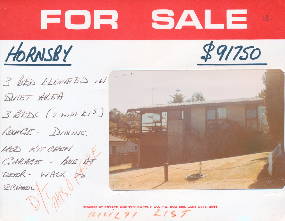 Real Estate Advertisement - Hornsby