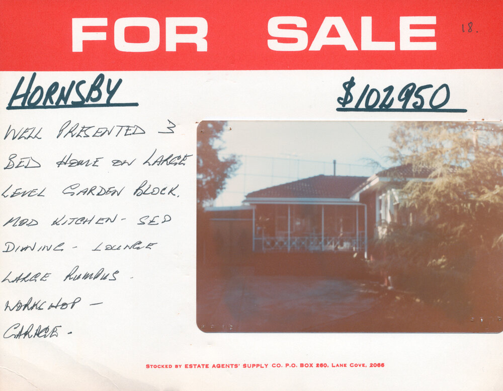 Real Estate Advertisement - Hornsby