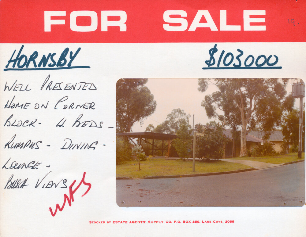 Real Estate Advertisement - Hornsby
