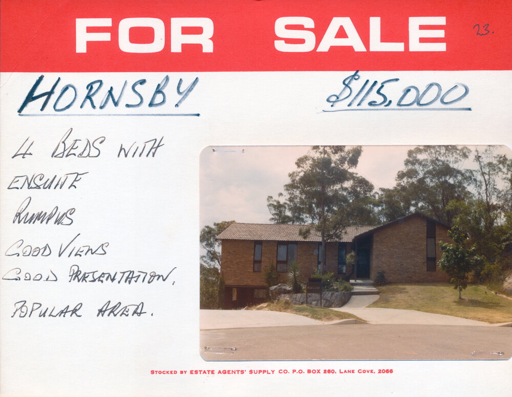 Real Estate Advertisement - Hornsby
