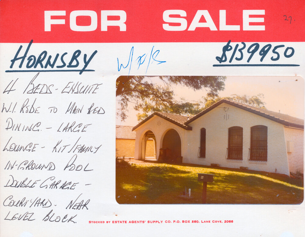 Real Estate Advertisement - Hornsby