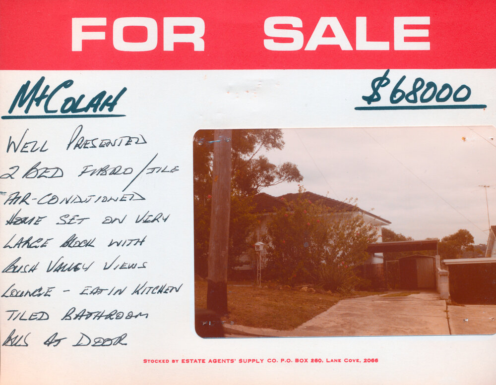 Real Estate Advertisement - Mount Colah