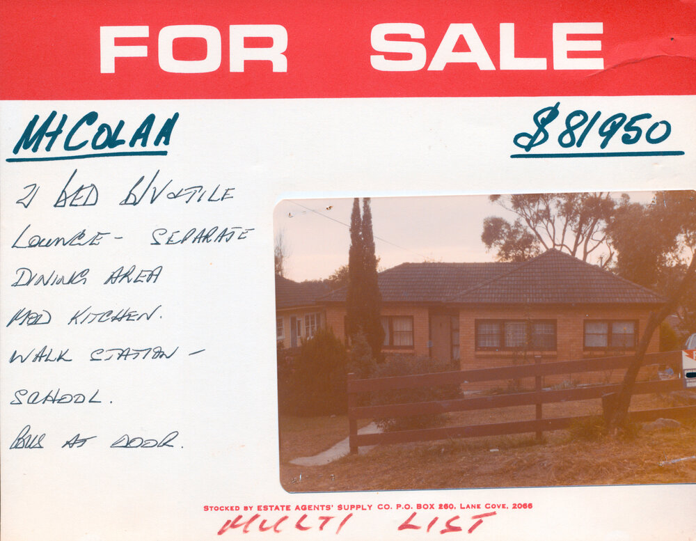 Real Estate Advertisement - Mount Colah