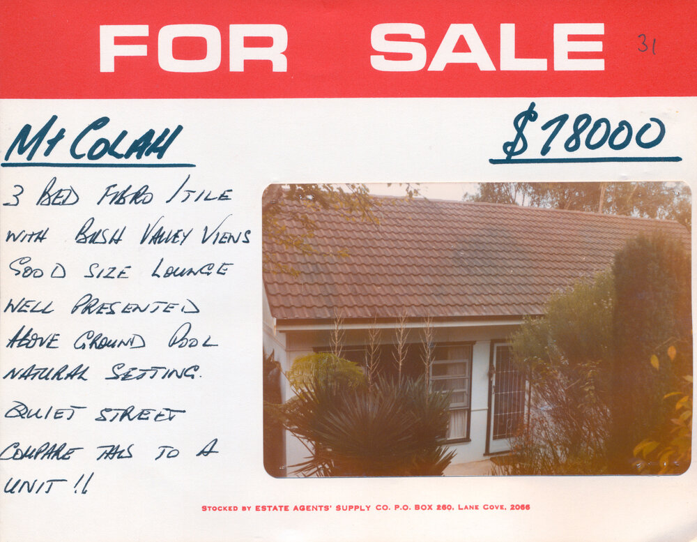 Real Estate Advertisement - Mount Colah