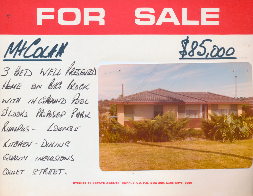 Real Estate Advertisement - Mount Colah