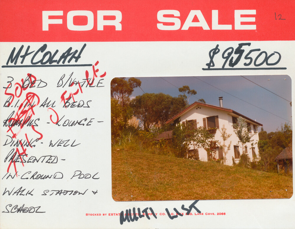 Real Estate Advertisement - Mount Colah