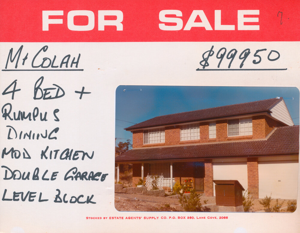 Real Estate Advertisement - Mount Colah