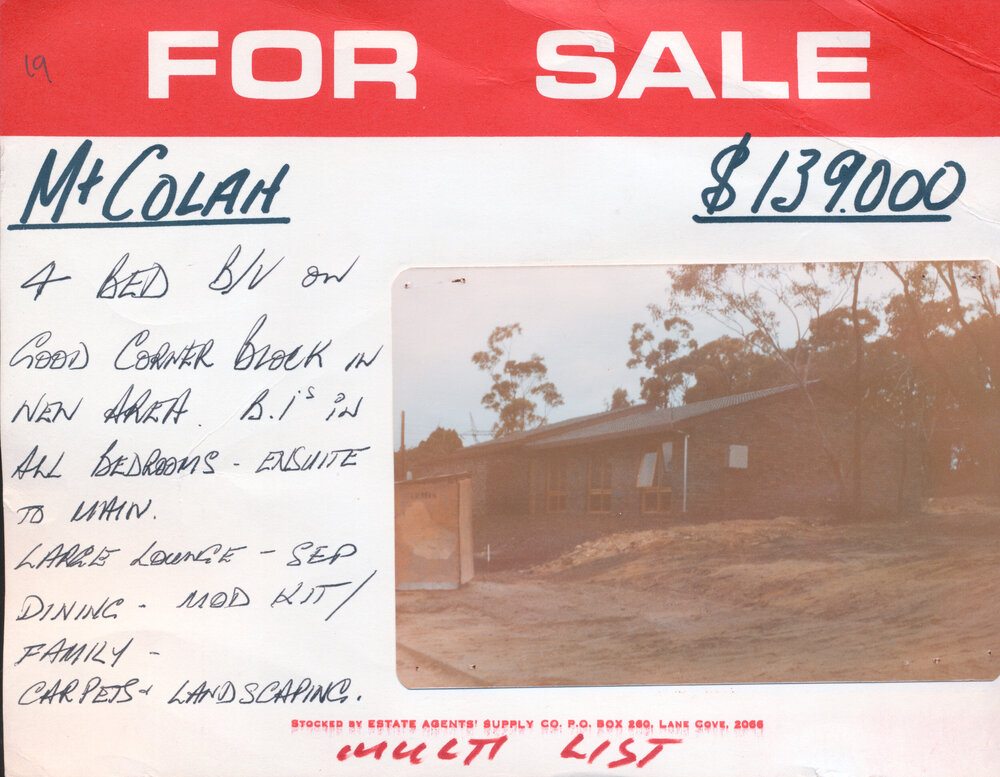 Real Estate Advertisement - Mount Colah