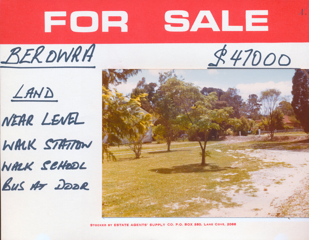 Real Estate Advertisement - Berowra