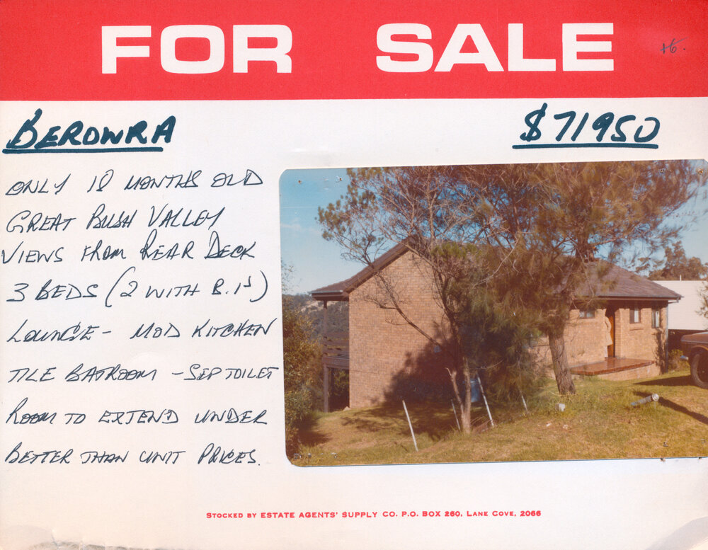 Real Estate Advertisement - Berowra
