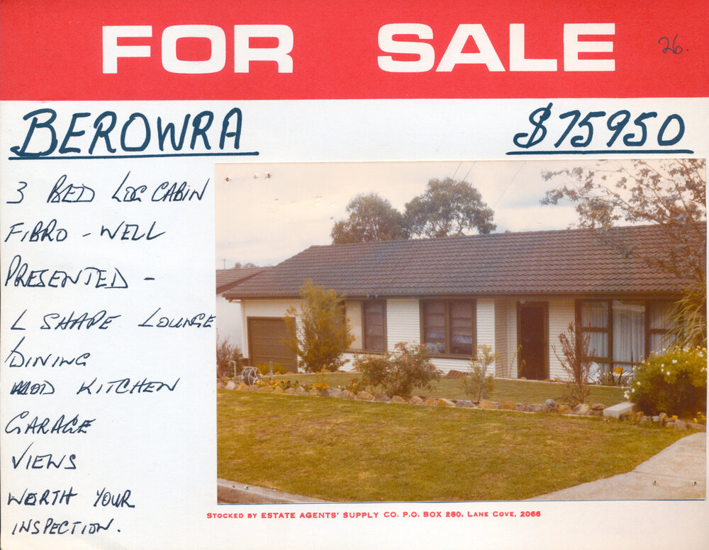 Real Estate Advertisement - Berowra