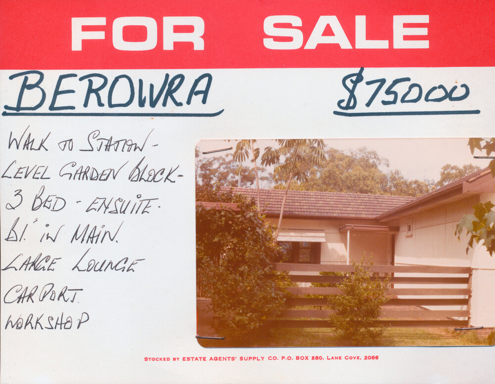 Real Estate Advertisement - Berowra