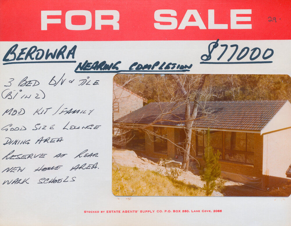 Real Estate Advertisement - Berowra