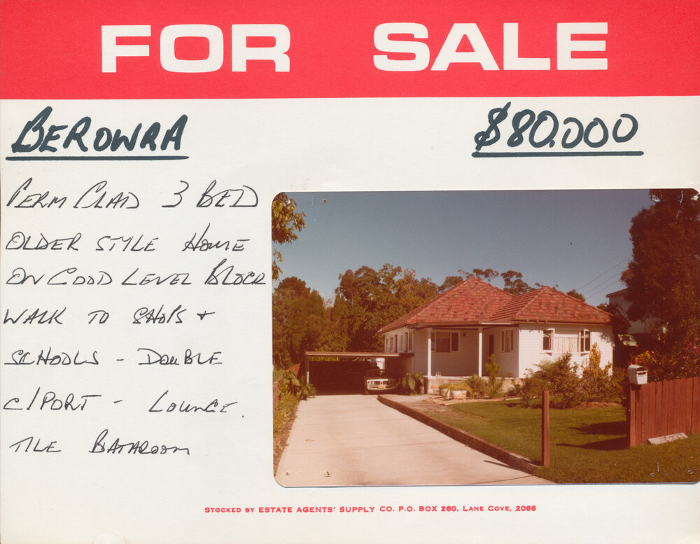 Real Estate Advertisement - Berowra