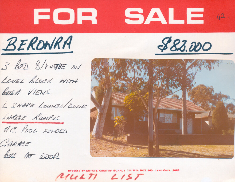 Real Estate Advertisement - Berowra