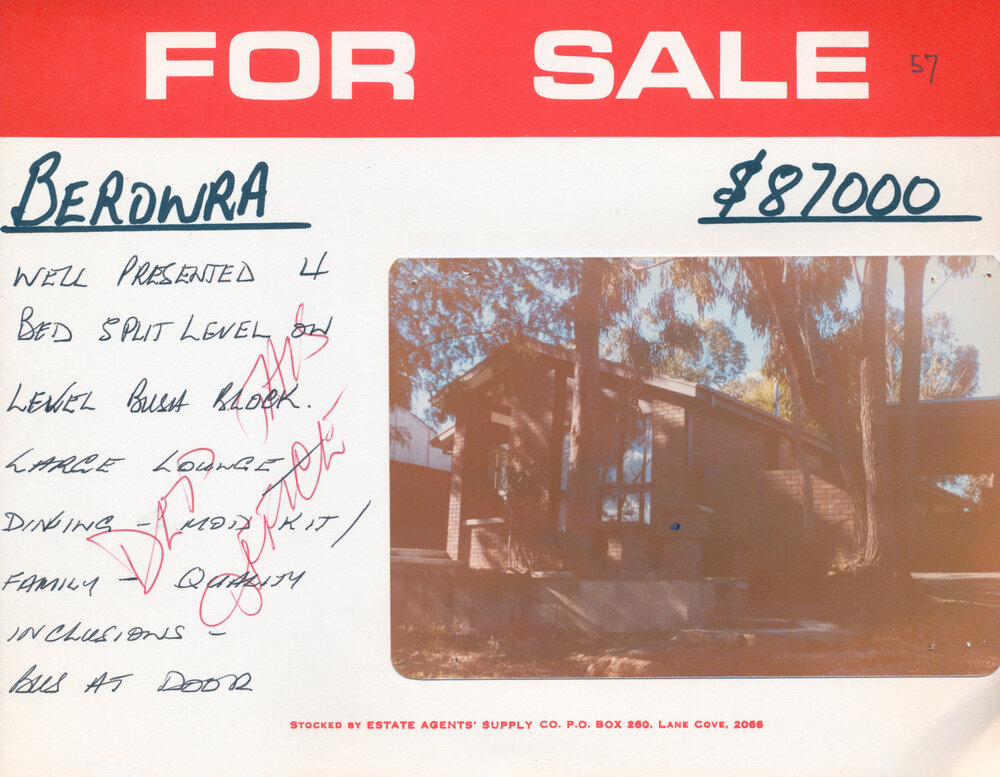 Real Estate Advertisement - Berowra