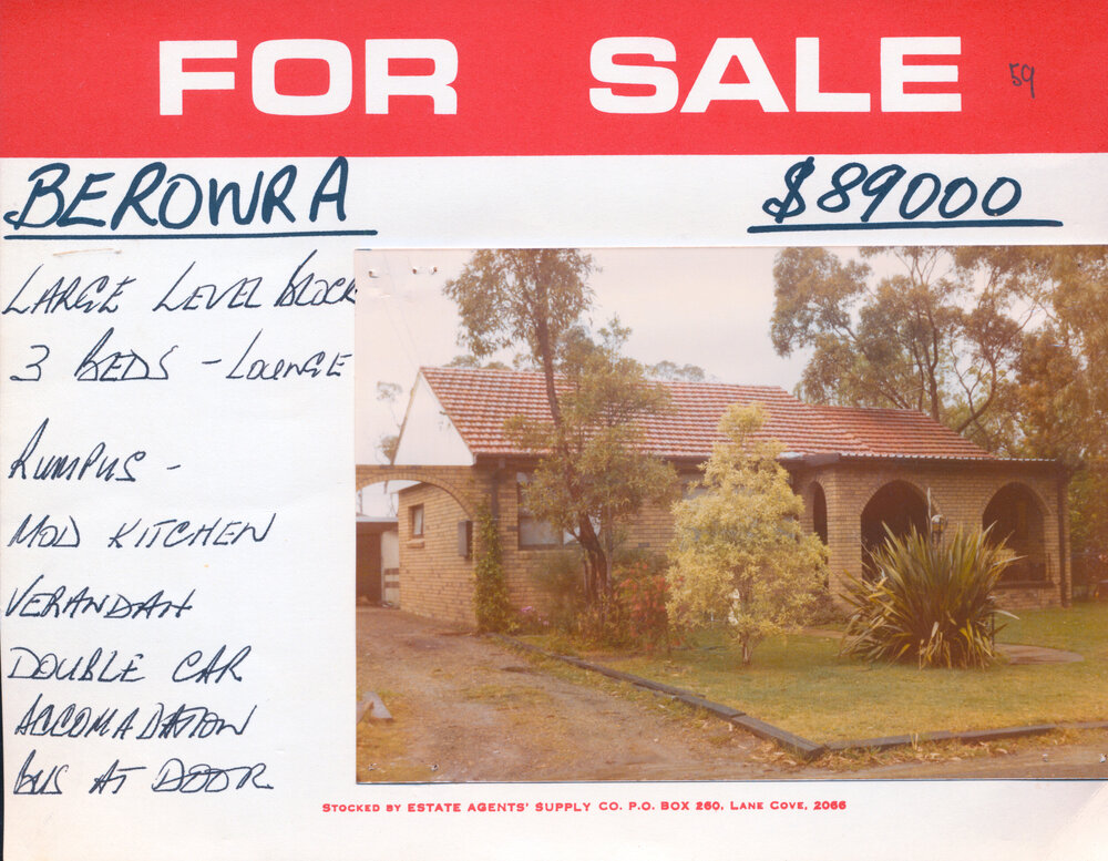 Real Estate Advertisement - Berowra