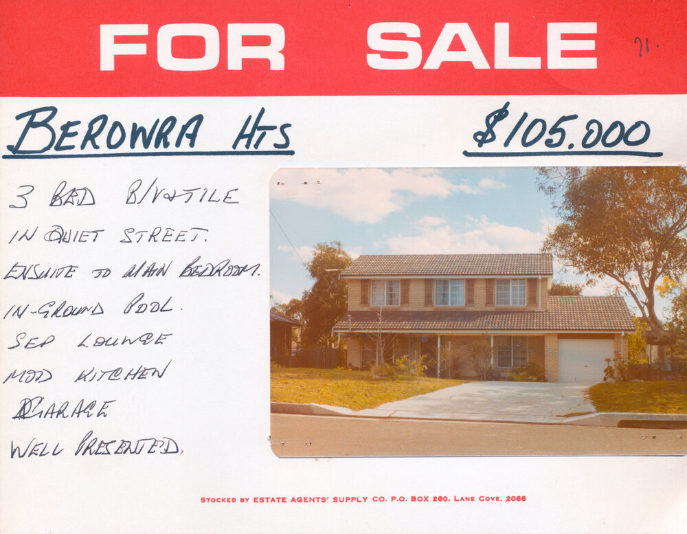 Real Estate Advertisement - Berowra Heights
