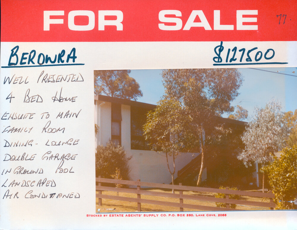 Real Estate Advertisement - Berowra