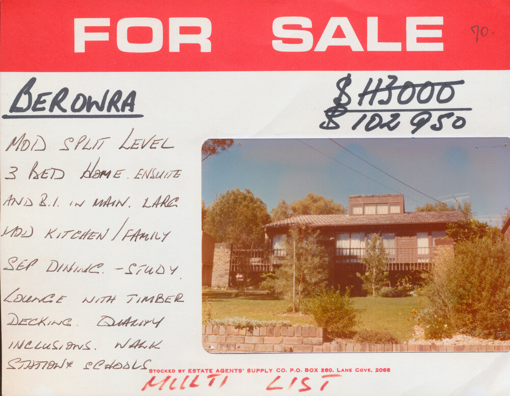 Real Estate Advertisement - Berowra