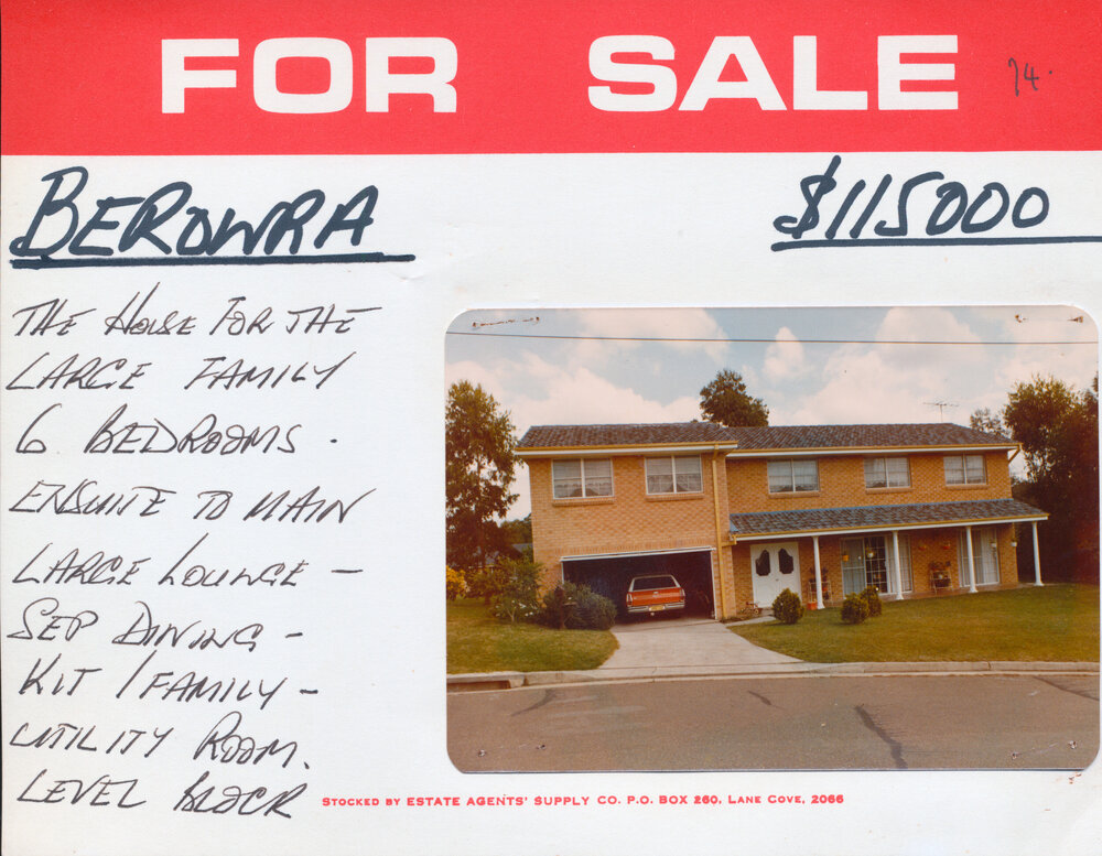 Real Estate Advertisement - Berowra