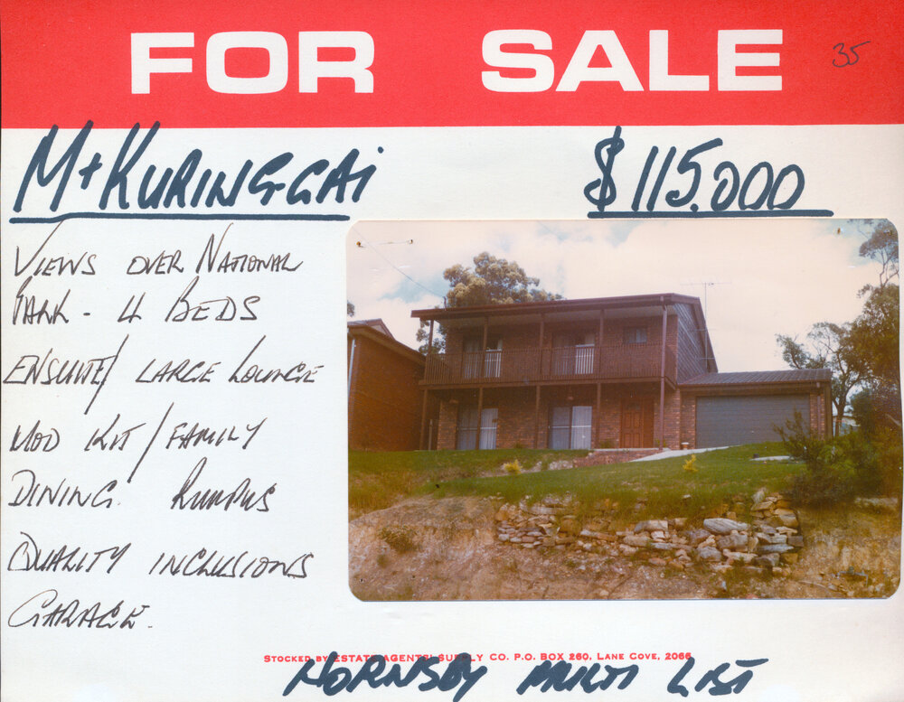 Real Estate Advertisement - Mount Kuring-gai