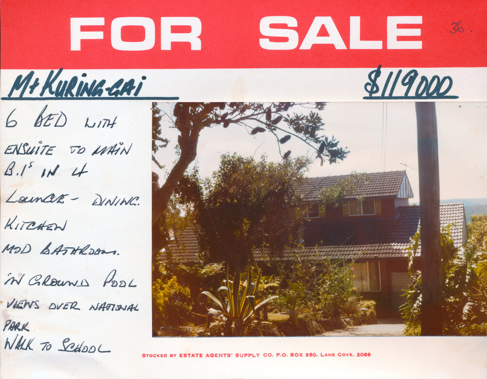 Real Estate Advertisement - Mount Kuring-gai